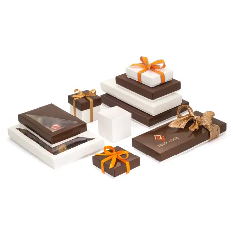 Cube Box White Gloss Folding Base - Pack of 25